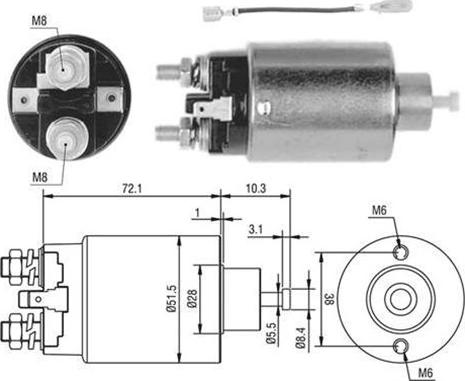 Magneti Marelli 940113050398 - Elettromagnete, Motore d'avviamento autozon.pro