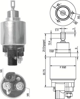 Magneti Marelli 940113050349 - Elettromagnete, Motore d'avviamento autozon.pro