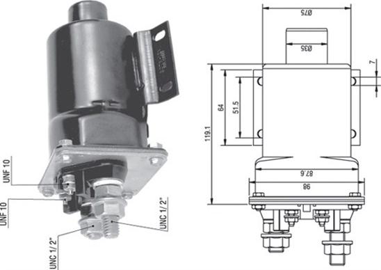 Magneti Marelli 940113050340 - Elettromagnete, Motore d'avviamento autozon.pro