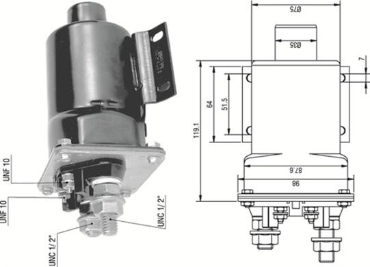 Magneti Marelli 940113050341 - Elettromagnete, Motore d'avviamento autozon.pro