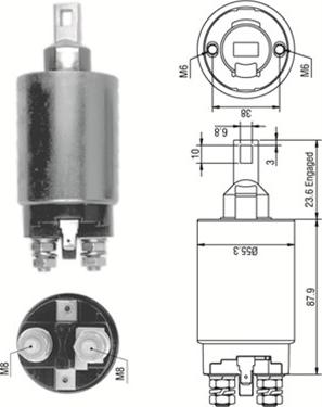 Magneti Marelli 940113050330 - Elettromagnete, Motore d'avviamento autozon.pro