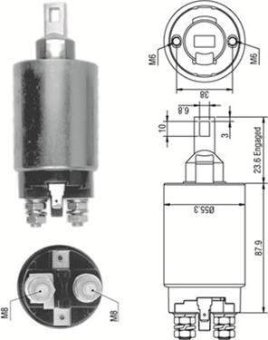 Magneti Marelli 940113050332 - Elettromagnete, Motore d'avviamento autozon.pro