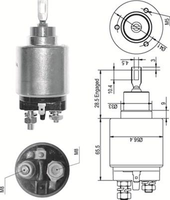 Magneti Marelli 940113050327 - Elettromagnete, Motore d'avviamento autozon.pro