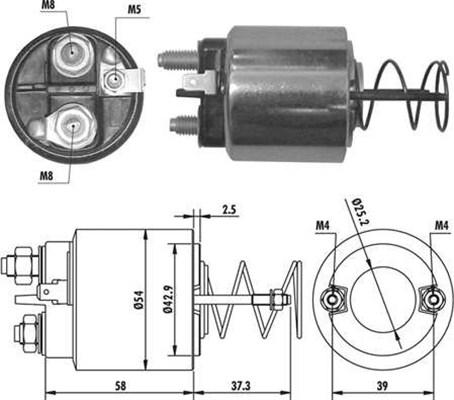 Magneti Marelli 940113050371 - Elettromagnete, Motore d'avviamento autozon.pro