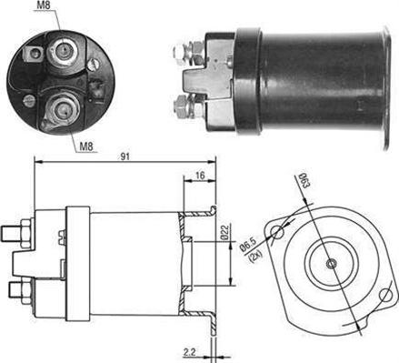 Magneti Marelli 940113050377 - Elettromagnete, Motore d'avviamento autozon.pro