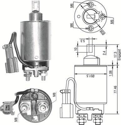 Magneti Marelli 940113050292 - Elettromagnete, Motore d'avviamento autozon.pro