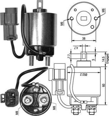 Magneti Marelli 940113050240 - Elettromagnete, Motore d'avviamento autozon.pro