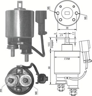 Magneti Marelli 940113050243 - Elettromagnete, Motore d'avviamento autozon.pro