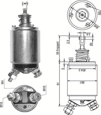 Magneti Marelli 940113050254 - Elettromagnete, Motore d'avviamento autozon.pro