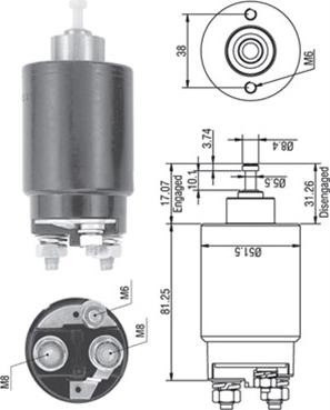 Magneti Marelli 940113050264 - Elettromagnete, Motore d'avviamento autozon.pro