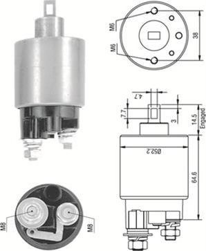 Magneti Marelli 940113050239 - Elettromagnete, Motore d'avviamento autozon.pro