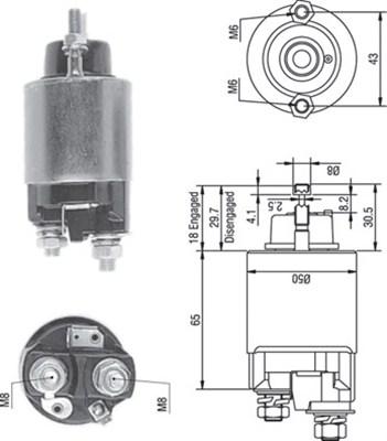 Magneti Marelli 940113050235 - Elettromagnete, Motore d'avviamento autozon.pro