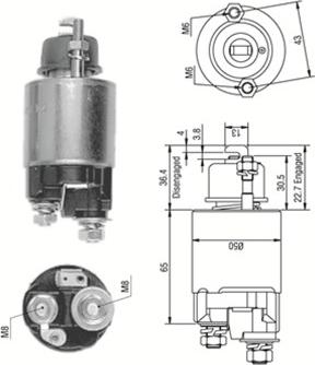 Magneti Marelli 940113050231 - Elettromagnete, Motore d'avviamento autozon.pro