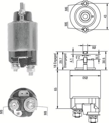 Magneti Marelli 940113050233 - Elettromagnete, Motore d'avviamento autozon.pro