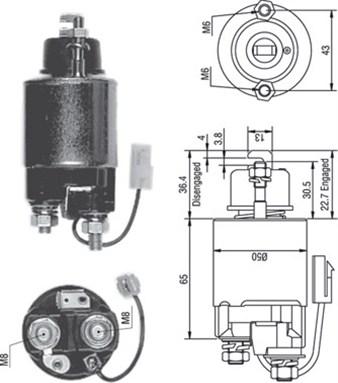 Magneti Marelli 940113050232 - Elettromagnete, Motore d'avviamento autozon.pro