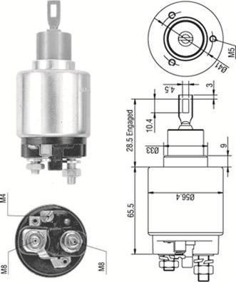 Magneti Marelli 940113050274 - Elettromagnete, Motore d'avviamento autozon.pro