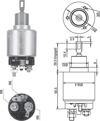 Magneti Marelli 940113050271 - Elettromagnete, Motore d'avviamento autozon.pro