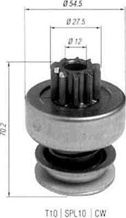 Magneti Marelli 940113020454 - Pignone, Motorino d'avviamento autozon.pro