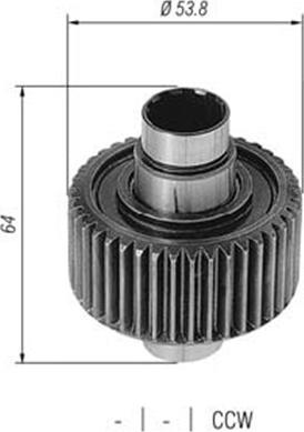 Magneti Marelli 940113020430 - Pignone, Motorino d'avviamento autozon.pro