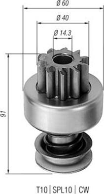 Magneti Marelli 940113020120 - Pignone, Motorino d'avviamento autozon.pro