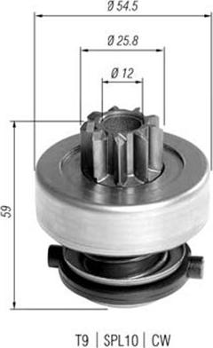 Magneti Marelli 940113020372 - Pignone, Motorino d'avviamento autozon.pro