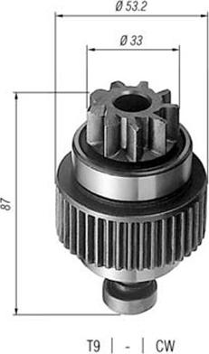 Magneti Marelli 940113020250 - Pignone, Motorino d'avviamento autozon.pro