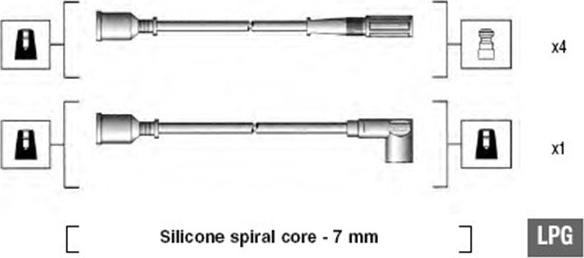 Magneti Marelli 941095920630 - Kit cavi accensione autozon.pro