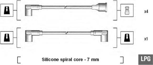 Magneti Marelli 941095410587 - Kit cavi accensione autozon.pro