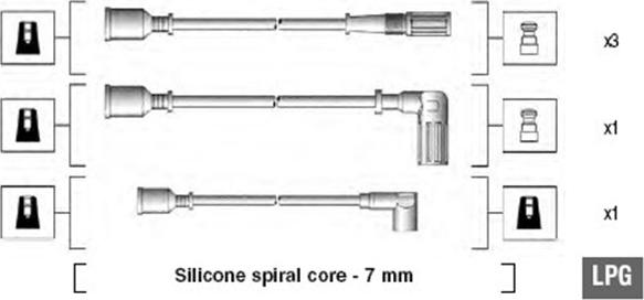 Magneti Marelli 941095480591 - Kit cavi accensione autozon.pro