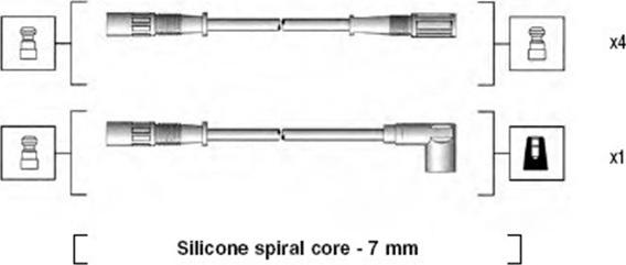 Magneti Marelli 941095470590 - Kit cavi accensione autozon.pro