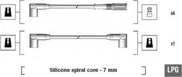 Magneti Marelli 941095510593 - Kit cavi accensione autozon.pro