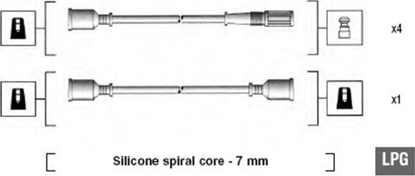 Magneti Marelli 941095580598 - Kit cavi accensione autozon.pro