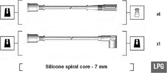 Magneti Marelli 941095520594 - Kit cavi accensione autozon.pro