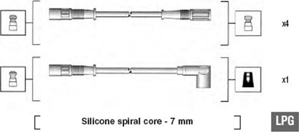 Magneti Marelli 941095610601 - Kit cavi accensione autozon.pro