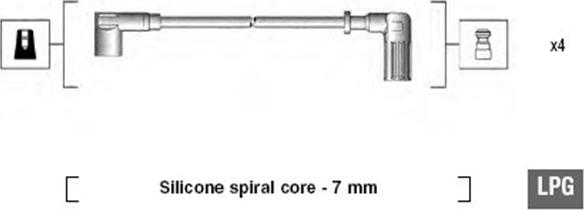 Magneti Marelli 941095680607 - Kit cavi accensione autozon.pro