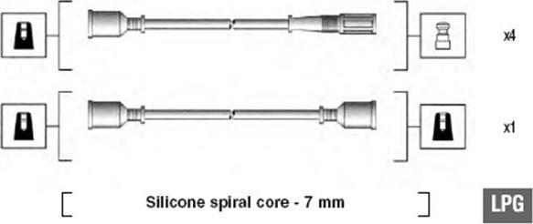 Magneti Marelli 941095000580 - Kit cavi accensione autozon.pro