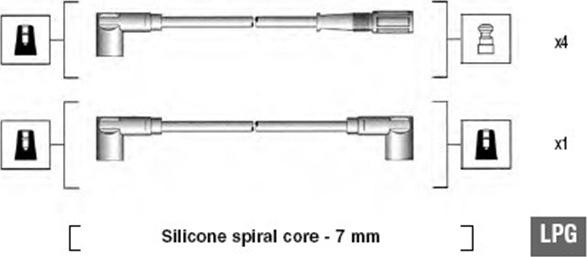 Magneti Marelli 941095860624 - Kit cavi accensione autozon.pro