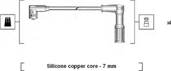 Magneti Marelli 941095760614 - Kit cavi accensione autozon.pro