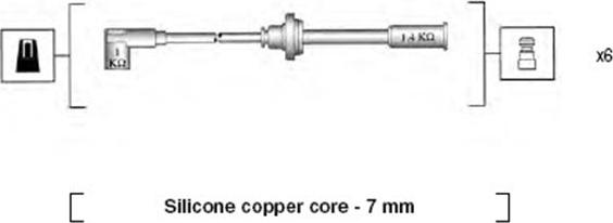 Magneti Marelli 941045370522 - Kit cavi accensione autozon.pro