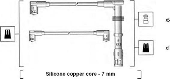 Magneti Marelli 941055090534 - Kit cavi accensione autozon.pro