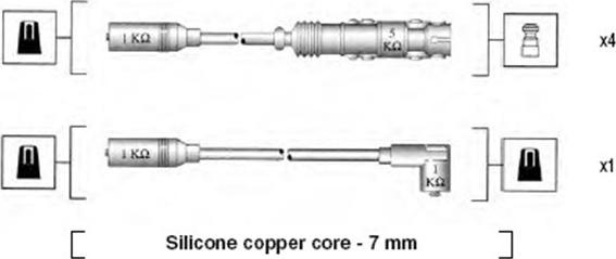 Magneti Marelli 941055050530 - Kit cavi accensione autozon.pro