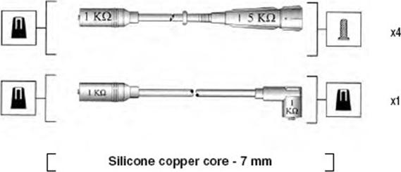 Magneti Marelli 941055060531 - Kit cavi accensione autozon.pro