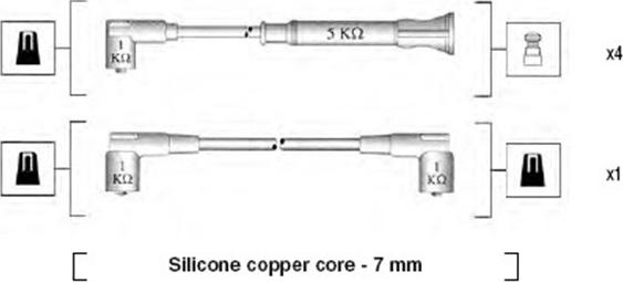 Magneti Marelli 941075070549 - Kit cavi accensione autozon.pro