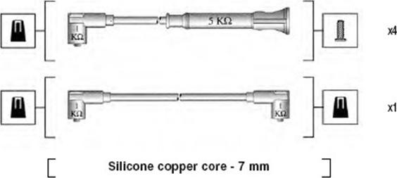 Magneti Marelli 941075270562 - Kit cavi accensione autozon.pro