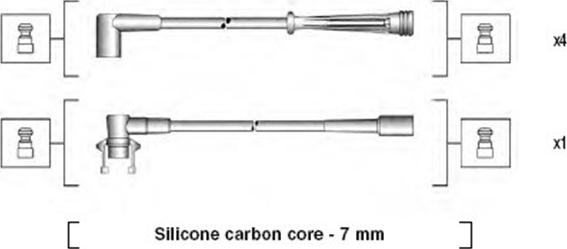 Magneti Marelli 941145180715 - Kit cavi accensione autozon.pro