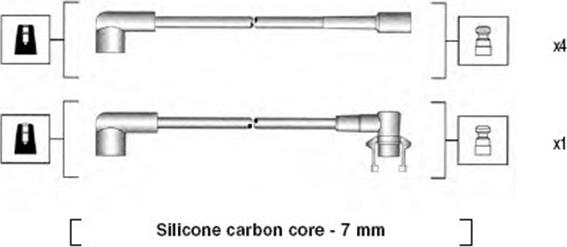 Magneti Marelli 941145240721 - Kit cavi accensione autozon.pro