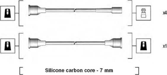 Magneti Marelli 941154070743 - Kit cavi accensione autozon.pro