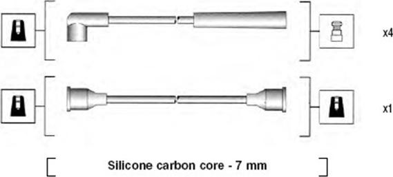 Magneti Marelli 941185010765 - Kit cavi accensione autozon.pro