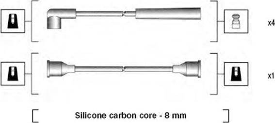 Magneti Marelli 941185080769 - Kit cavi accensione autozon.pro