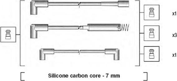 Magneti Marelli 941125180672 - Kit cavi accensione autozon.pro